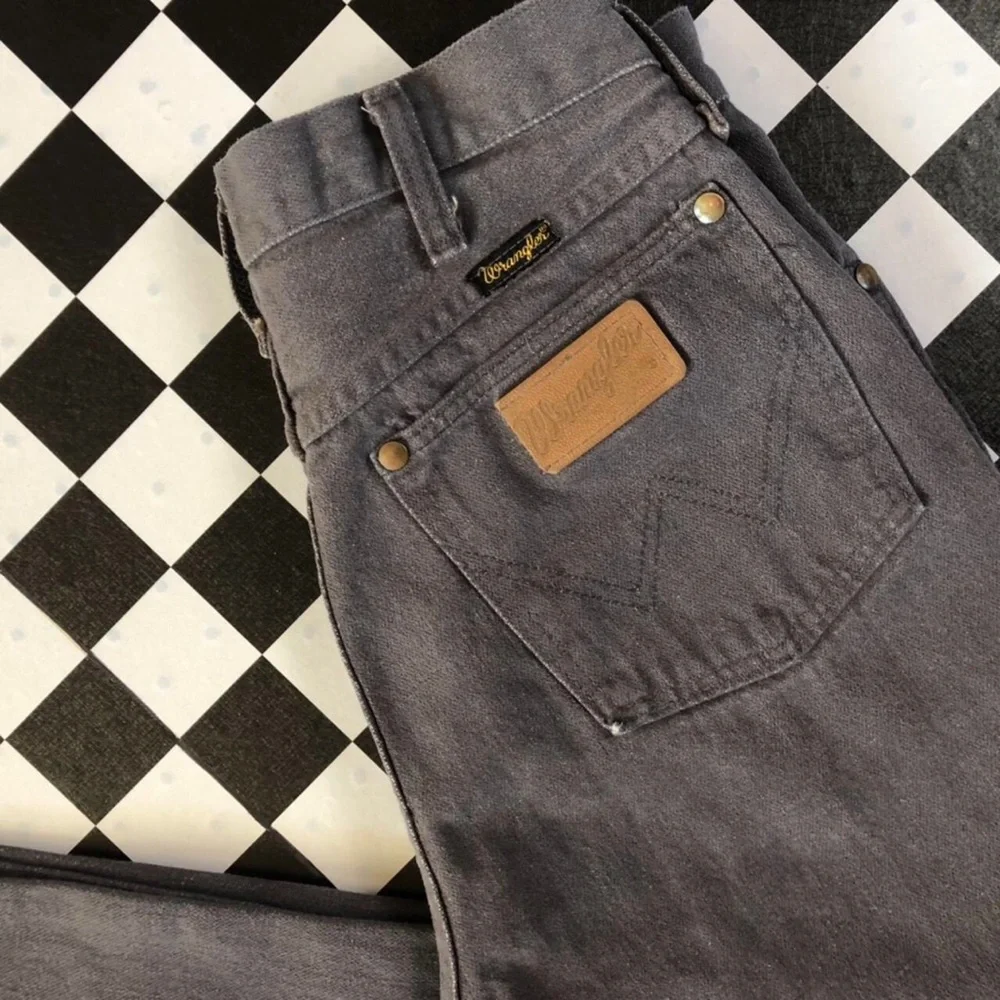 Unusual Vintage Grey Wranglers - Picture 4 of 6